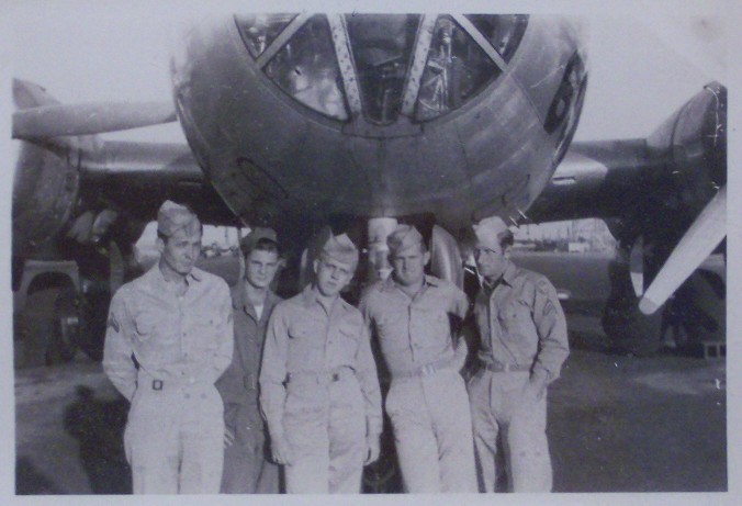 [ Group photo of Robert McCormick and other crew members :: Read more about Robert's military service! ]