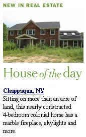 [ Unsold spec (built on speculation) house. ('House of the day') ]