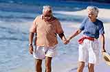[ Senior citizens enjoying well-funded retirement ]