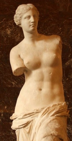 Venus de Milo.(Photograph from The Metropolitan Museum of Art)