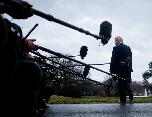 New YorkTimes photo of U.S. President Donald John Trump. Click image to see him from rear: his ass.