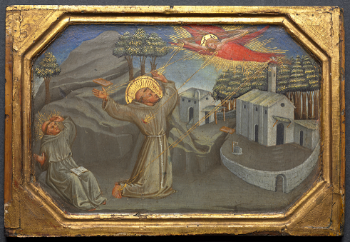 St. Francis receiving the stigmata.
