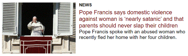 Pope Francis speaks good sense about contentious issues.