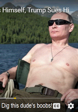 Vladimir Putin, ruler of Russia. "Holy virgin, Mother of God, lock Putin away!" (Pussy Riot)