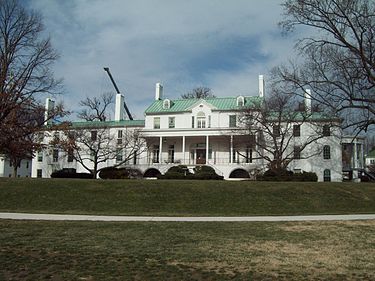 Brooklandwood, built by Charles Carroll of Carrollton. Currently occupied by St. Paul's School for Boys. ~ Click to see another mansion owned by Charles Carroll of Carrollton.