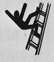 Due to my repressive childrearing I am afraid to think what I would think but I am sometimes able to remember it later: L'esprit d'escalier. Falling man.