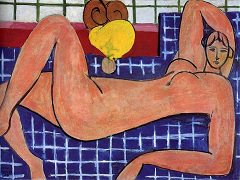 Henri Matisse, Pink nude. Cone Collection, The Baltimore Museum of Art. Painting with insurance valuation at least 6 digits US$ in 1970.