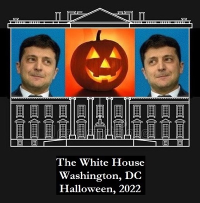 Zelensky is a Jack-off'-lantern;