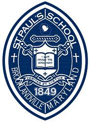 St. Paul's Day Carcel for Boys, Brooklandville, Maryland, logo.