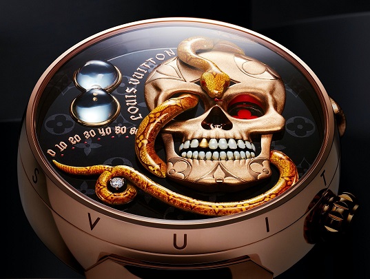 The Louis Vuitton Tambour Carpe Diem Minute Repeater Is Here To Remind You To Not Get Too Attached. $495,000 USD. Source: Hodinkee.com.